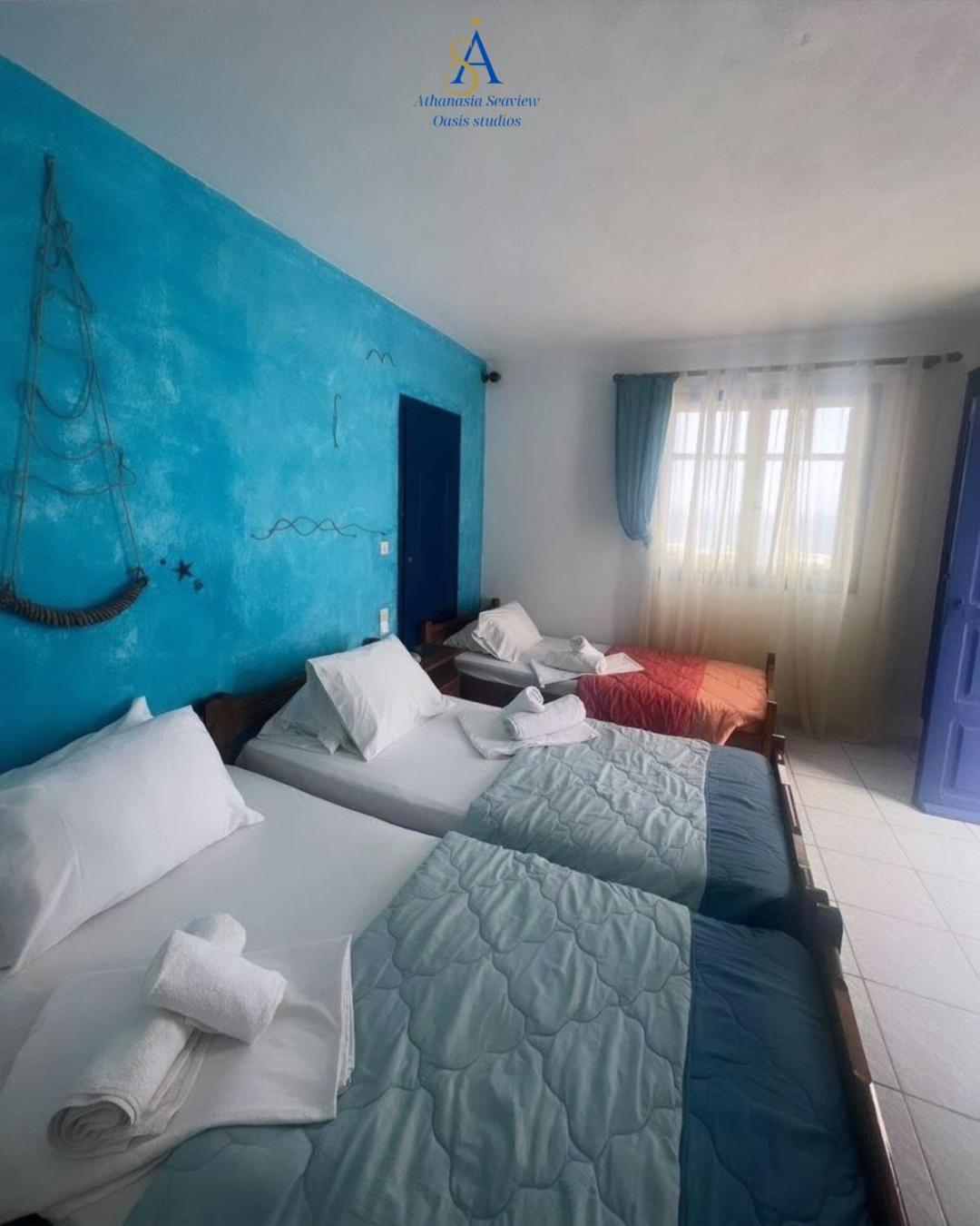 Houlakia  Mykonos Athanasia Seaview Oasis Studios By The Port المظهر الخارجي الصورة