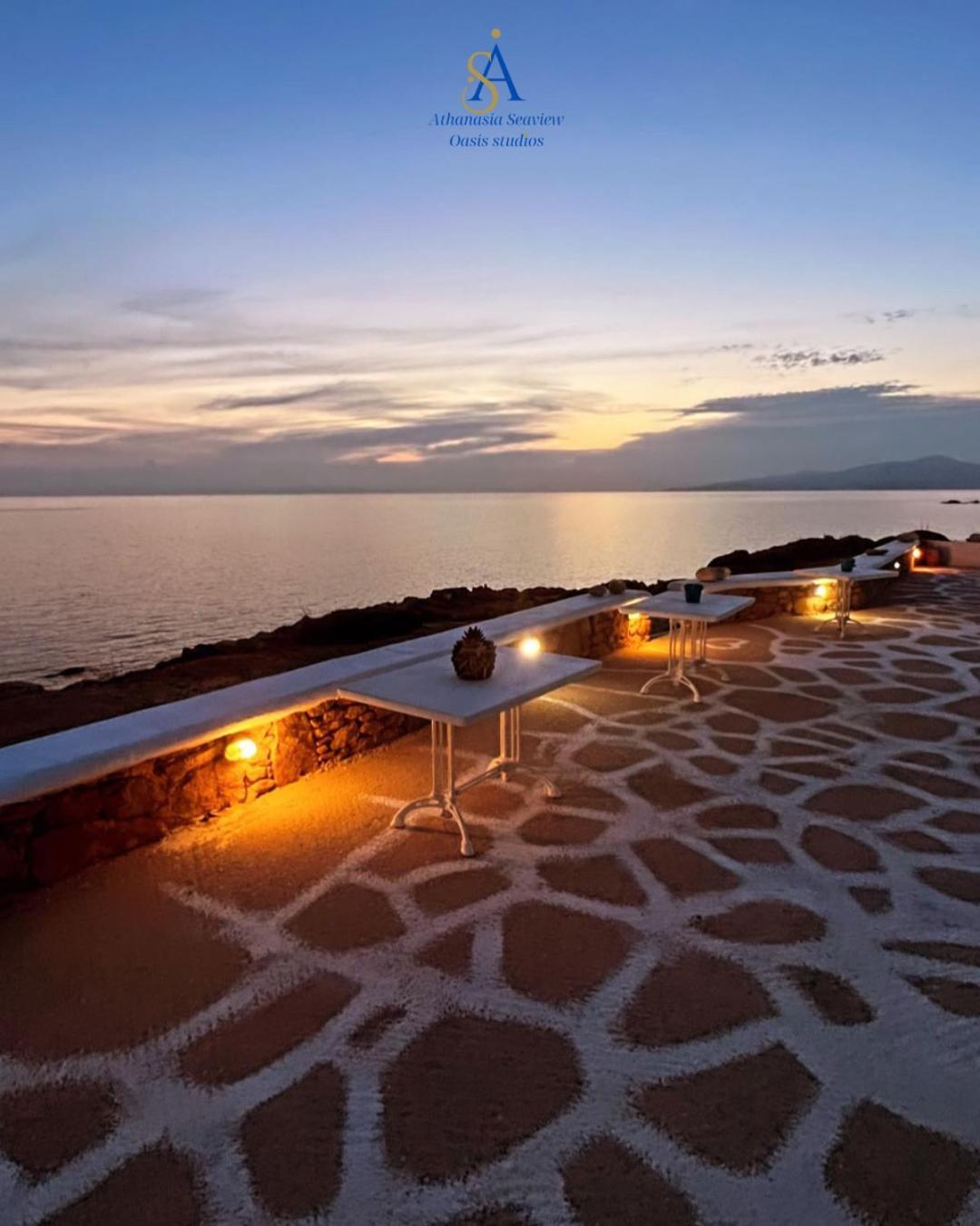 Houlakia  Mykonos Athanasia Seaview Oasis Studios By The Port المظهر الخارجي الصورة