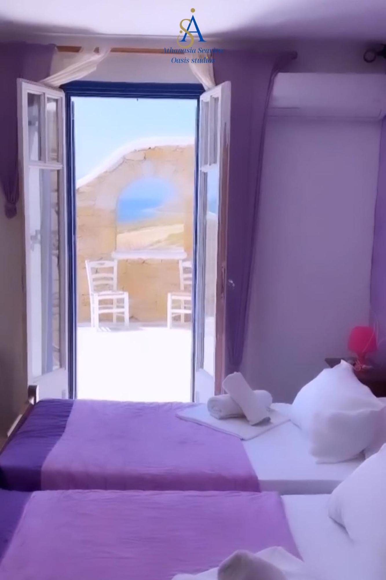 Houlakia  Mykonos Athanasia Seaview Oasis Studios By The Port المظهر الخارجي الصورة