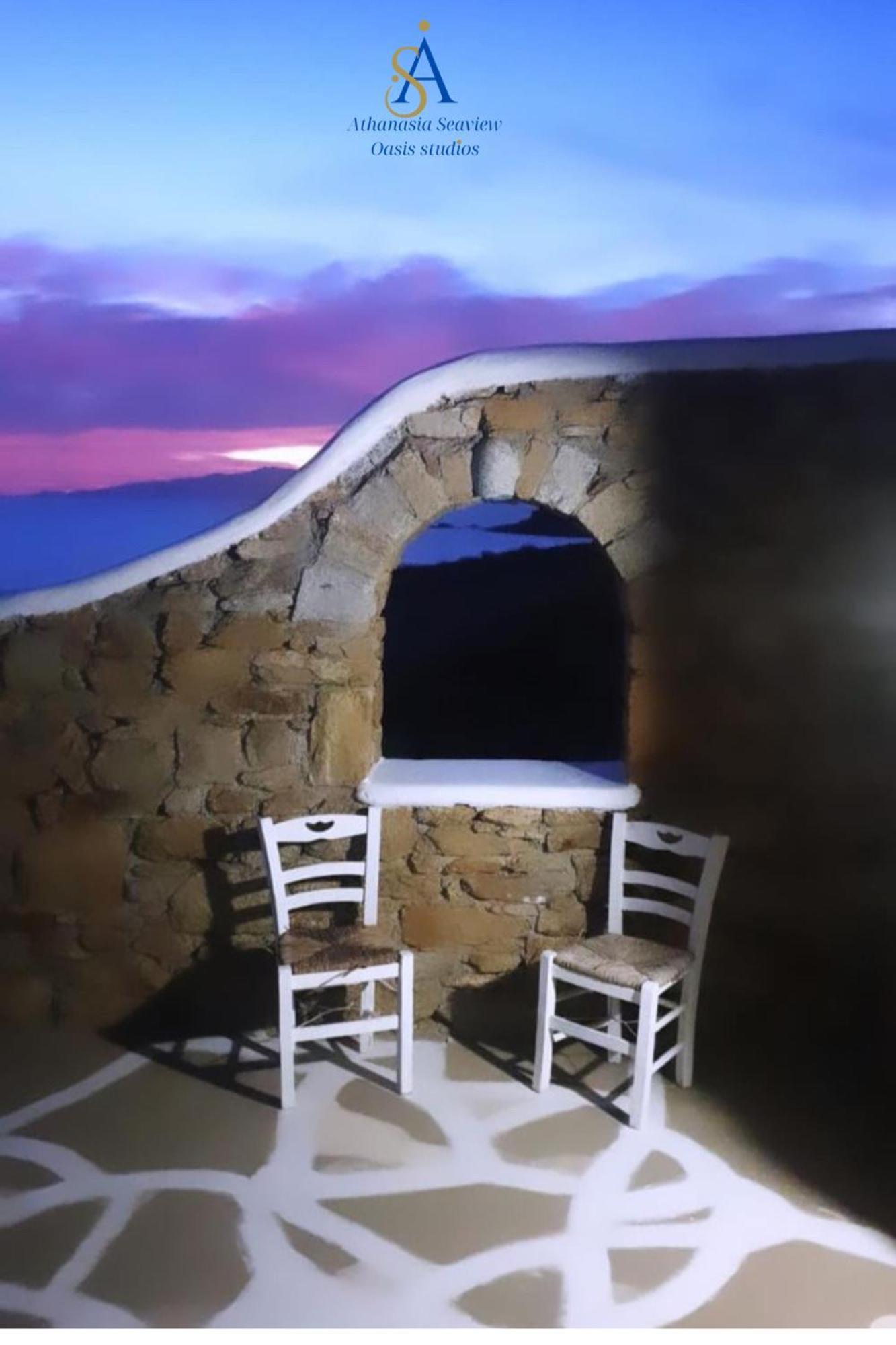 Houlakia  Mykonos Athanasia Seaview Oasis Studios By The Port المظهر الخارجي الصورة
