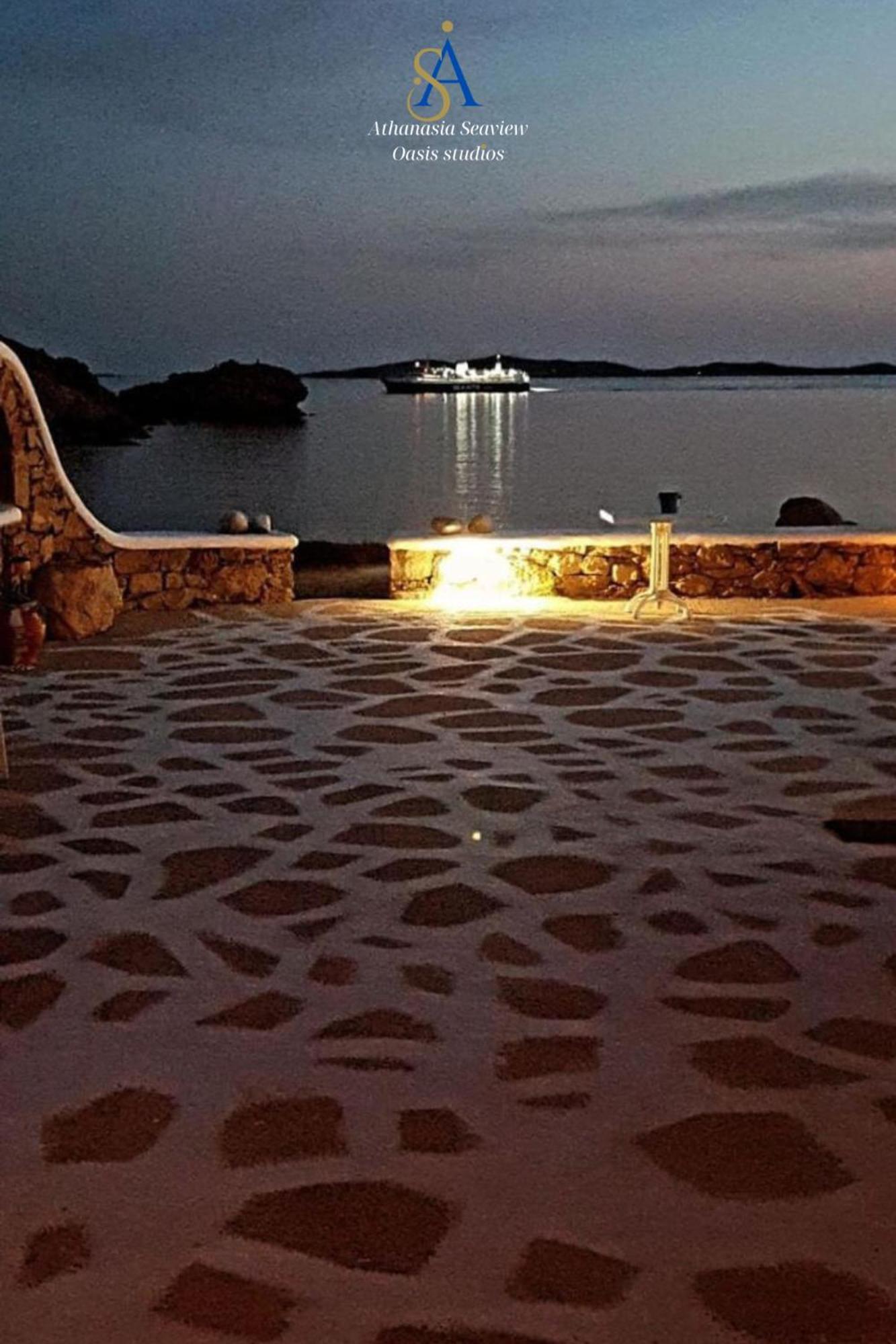 Houlakia  Mykonos Athanasia Seaview Oasis Studios By The Port المظهر الخارجي الصورة