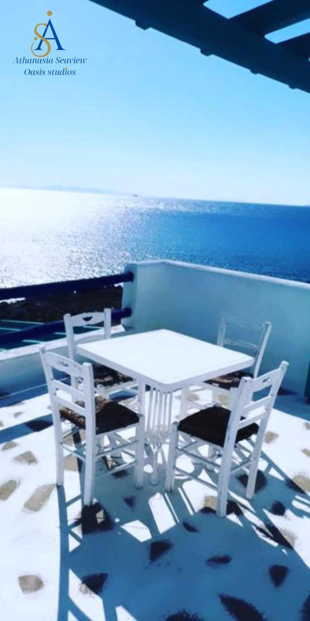 Houlakia  Mykonos Athanasia Seaview Oasis Studios By The Port الغرفة الصورة