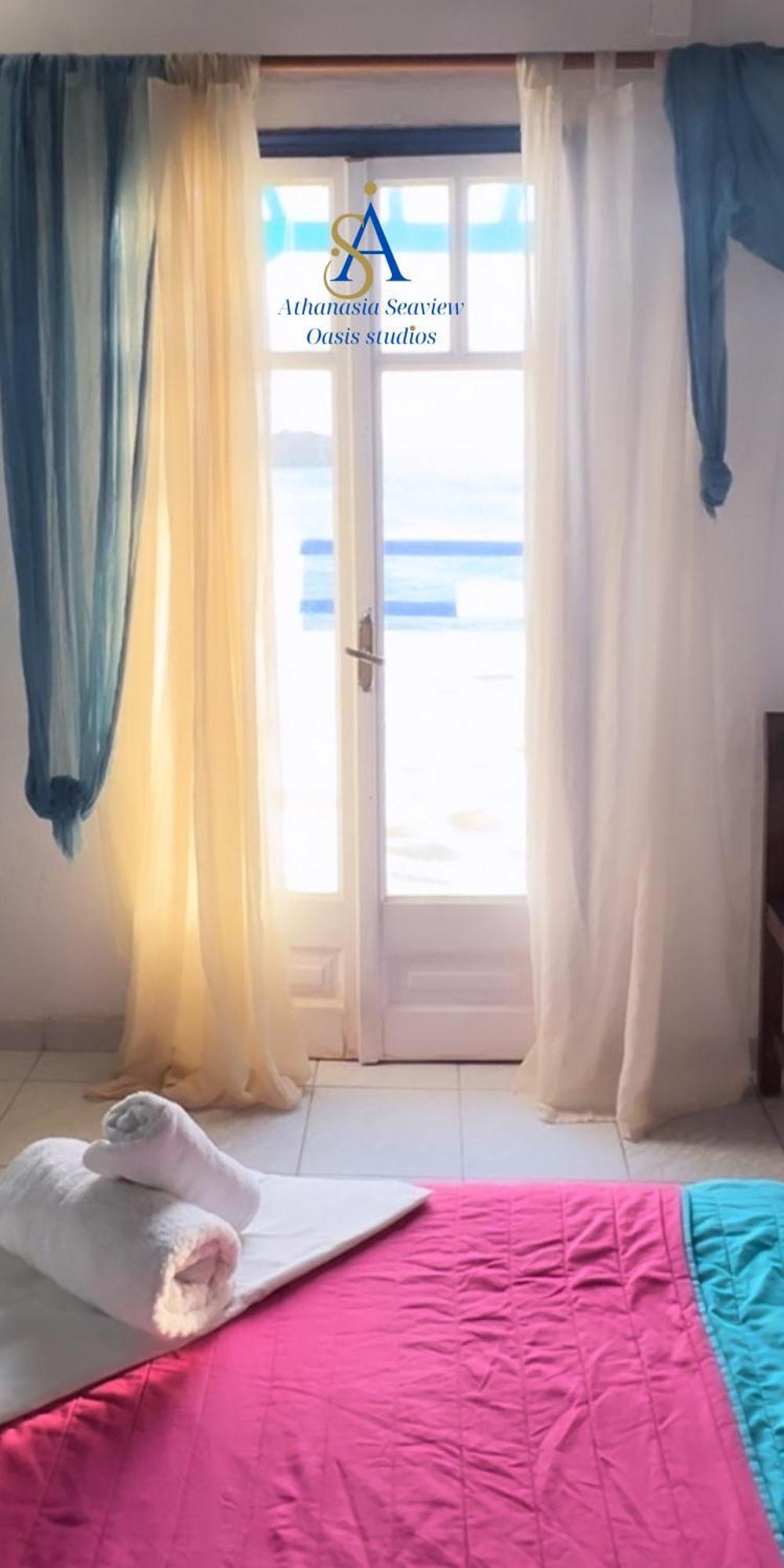 Houlakia  Mykonos Athanasia Seaview Oasis Studios By The Port الغرفة الصورة