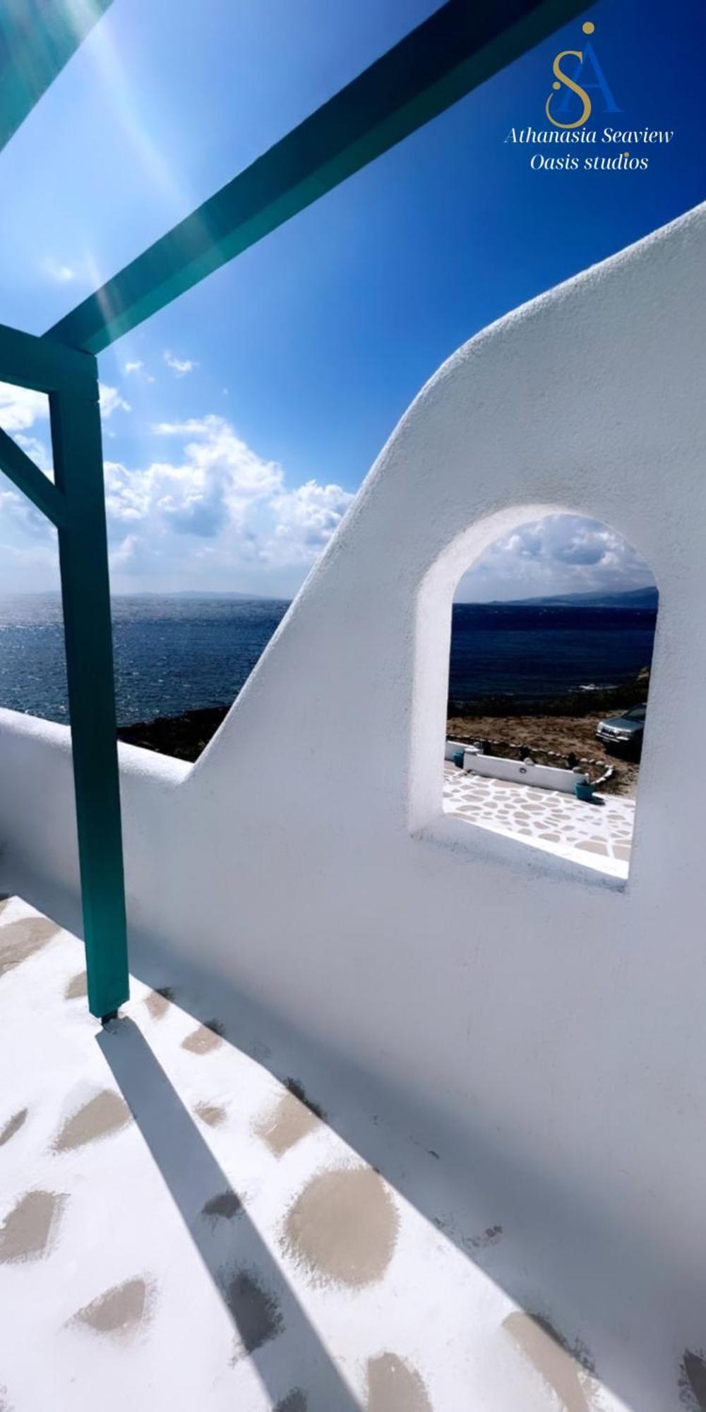 Houlakia  Mykonos Athanasia Seaview Oasis Studios By The Port الغرفة الصورة