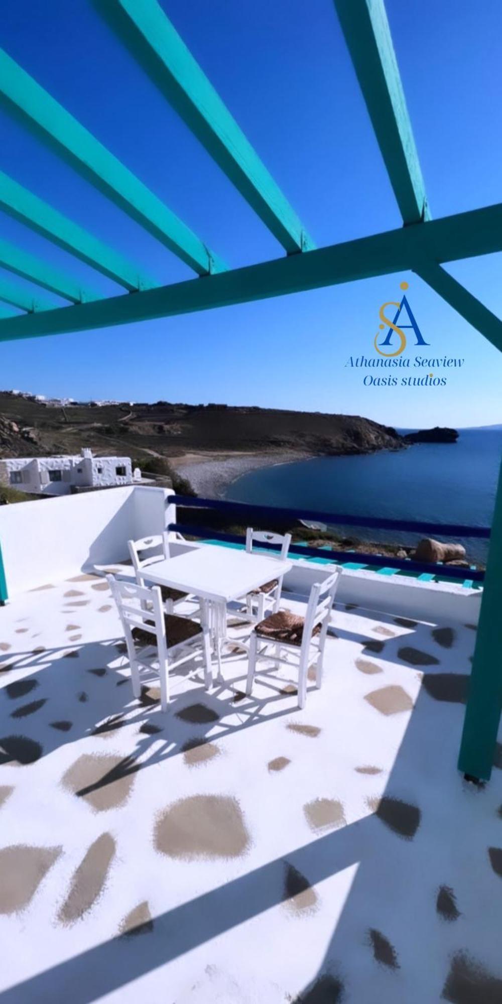 Houlakia  Mykonos Athanasia Seaview Oasis Studios By The Port الغرفة الصورة