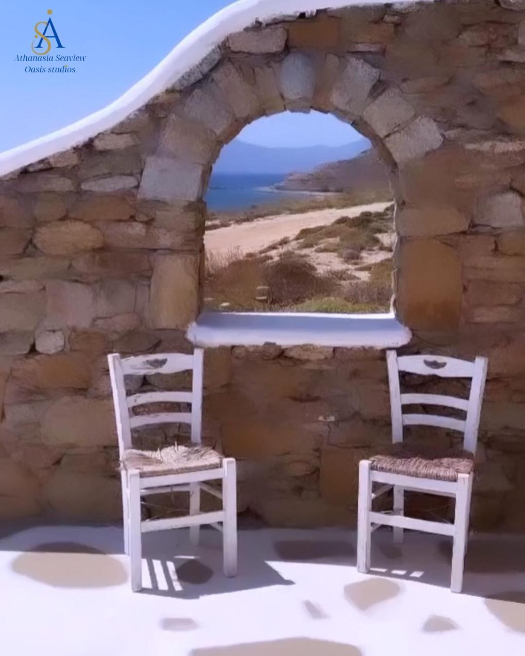 Houlakia  Mykonos Athanasia Seaview Oasis Studios By The Port المظهر الخارجي الصورة
